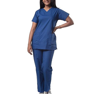 Ensemble d'uniformes médicaux pour professionnels de la santé, logo personnalisé, tricoté, durable, respirant, léger, tenues d'hôpital - Product Image 1