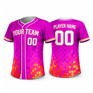 Maillots de baseball pour hommes, personnalisés, en polyester, à séchage rapide, légers, pour équipes sportives - Product Image 4