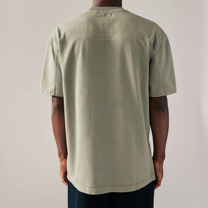 เสื้อยืดโอเวอร์ไซส์ลายกราฟิกคุณภาพสูงสำหรับฤดูร้อน ดีไซน์ไหล่ตกสำหรับผู้ชาย ออกแบบเองได้ ปี 2026 - Product Image 6