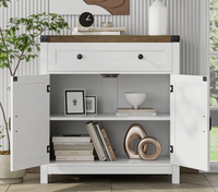Meuble de cuisine de style moderne avec cadre en bois couleur naturelle pour la maison et l'hôtel