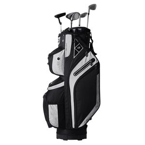 14 vie Organizer Top 36 'Premium nero Golf Cart Bag 13 tasche resistente maniglie antipolvere cinghie staccabili per gli uomini - Product Image 1