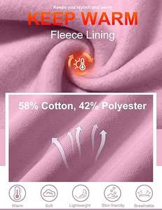 Conjunto Deportivo de Dos Piezas para Mujer, Sudadera de Manga Larga y Pantalones Jogger, Felpa, Internacional, Superior, 2026 - Product Image 6