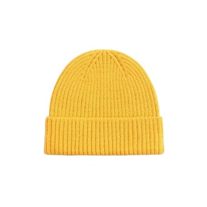 2026 logotipo bordado personalizado Cable acanalado tejido 100% Cachemira Beanie sombreros hombres mujeres invierno Merino lana Cachemira gorros - Product Image 6