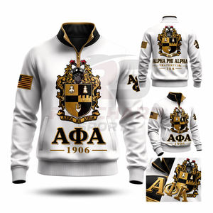 Suéteres Personalizados Premium con Bordado de Letras Griegas, Sudadera para Fraternidades, Suéter con Letras Griegas para Hombres y Mujeres - Product Image 1