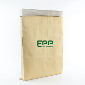 Vietnam Frozen Food <b>Packing</b> Flat Bottom Kraft Paper Laminated pp Woven <b>Bag</b> 25kg 50kg Kraft Paper Laminated Fertilizer Woven <b>Bag</b> - Product Image 2