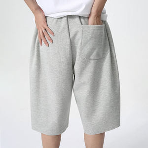 Shorts décontractés unisexe en molleton bouclette 350 g/m² respirant pour l'été, grande taille, en coton, vente en gros OEM 2026 - Product Image 2