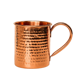 Tasses en cuivre pur faites à la main avec motif de raisin en relief, style vintage haut de gamme, tasse à bière Moscow Mule pour la maison, l'hôtel, les bars - Product Image 4