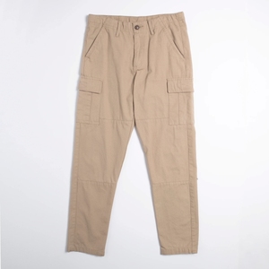 Pantalon cargo long en twill pour garçons, 100% coton, haute qualité, respirant, style streetwear décontracté, logo personnalisé - Product Image 1