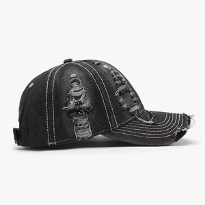 Gorra de Béisbol de Mezclilla Desgastada, Unisex, Estilo Vintage, 6 Paneles, Ajustable, para Uso Casual, Talla Única para Adultos - Product Image 2