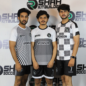 Camiseta de Fútbol Sublimada Personalizada Unisex SHAH, Manga Corta, a Rayas, Absorbe la Humedad, Corte Regular, para Adultos, Todas las Temporadas, Cuello Redondo - Product Image 6