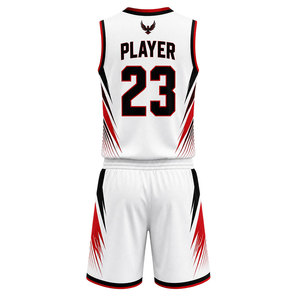 Conjunto de Uniforme de Baloncesto Sublimado Personalizado, Jersey y Pantalones Cortos de Poliéster Transpirable de Secado Rápido, Ropa Deportiva Profesional con Logotipo - Product Image 3