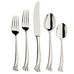 Juego de cubiertos de acero inoxidable portátil moderno de 12 piezas de estilo americano de lujo, regalos de fiesta de boda de alta sostenibilidad para acampar - Product Image 6