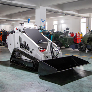 Mini-chargeuse sur chenilles compacte 0,4 tonne à chenilles en caoutchouc, directement de l'usine, avec moteur en option, souffleuse à <span class=keywords><strong>neige</strong></span> et pelle rétrocaveuse - Product Image 6