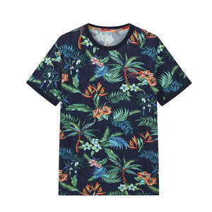 เสื้อยืดผู้ชายทันสมัย ผ้าคอตตอนหนานุ่ม เป็นมิตรกับสิ่งแวดล้อม ทรงโอเวอร์ไซส์ แฟชั่นสตรีท โรงงาน OEM ขายส่ง ผู้ผลิต จำนวนมาก - Product Image 1