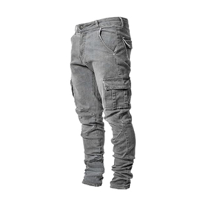 Jean en denim pour homme de style classique, coton premium, coupe décontractée, vêtement décontracté tendance - Product Image 2