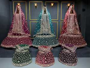 Lehenga Choli Farshi F.C al por Mayor con Bordados Completos y un Amplio y Elegante Diseño con Vuelo - Product Image 2