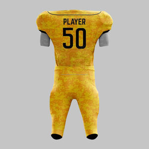 Maillot de football américain personnalisé en gros pas cher pratique vierge sublimation uniforme personnalisé porter caractéristique respirante - Product Image 2