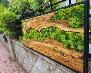 Wildwood Mosaic Living Wall Canopy Currents Wooden Wall Decor Nature Nexus Moss Artwork <b>Enchanted</b> Grove Wood Mosaic Verdure Flow - Product Image 4