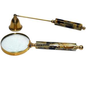 Nuevo diseño 2025 Metal Vintage Design Eye Glass Buena calidad Lupa Aspecto antiguo Artesanía India Venta al por mayor Color bronce - Product Image 1