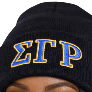 Sigma Gamma Rho Beanie Hat Women Embroidery Knit Cap Warm Winter Skull Cap Casual Stylish Fit - Product Image 6