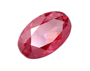 Diamante Cultivado en Laboratorio con Certificación IGI, 7.48 CT, Corte Ovalado Modificado Brillante, Color Rojo Intenso VS2, CVD/HPHT, Diamante Real Suelto - Product Image 1