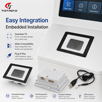 TOTINFO E200 Lector de Códigos de Barras QR Industrial Integrado, Sensor CMOS, Interfaces USB/RS232/Wiegand/RS485, Sistemas de Control de Acceso, en Stock