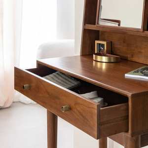 Escritorio Vandana Lyra Orion de madera de acacia y metal - Product Image 2