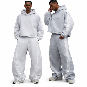 Conjunto Deportivo Esencial para Hombre, Sudadera con Capucha y Pantalones Jogger, Dos Piezas, Ropa Deportiva Informal para Estar en Casa - Product Image 1