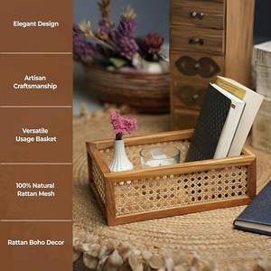 Cesto de ropa de madera grande, cesto de madera para ropa sucia, cesta de madera para almacenamiento en el baño, cesta de madera para toallas. - Product Image 4