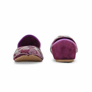 Púrpura EC8506 Fancy Khusa Flats - Product Image 2