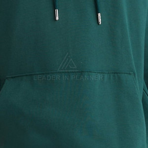 เสื้อฮู้ดดี้ผ้าฟลีซสีพื้นคุณภาพพรีเมียมสำหรับฤดูหนาว ระบายอากาศได้ดี แห้งเร็ว ปรับแต่งได้ ผลิตจากผ้าฝ้าย/ผ้าฟลีซ - Product Image 5