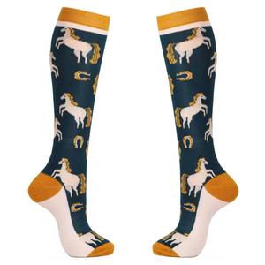 Chaussettes de sport personnalisées en gros pour l'équitation, longues, imprimées, pour toutes les saisons - Product Image 3