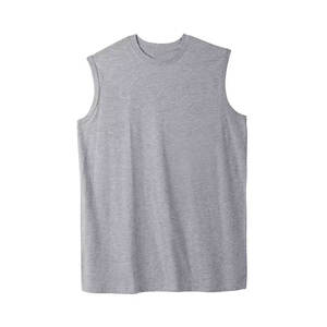 Camisetas sin Mangas Personalizadas al por Mayor, 100% Algodón, Corte Holgado, Camiseta de Tirantes para Hombre - Product Image 5