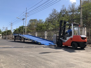 Fabricante 10T-S Conveniente rampa de carga móvil de 10 toneladas Nuevo motor central de garantía de 1 año para plantas de fabricación asiáticas - Product Image 4