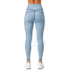 Leggings modernes pour femmes, taille haute, séchage rapide, respirants, longueur intégrale, conçus pour la remise en forme, la course à pied, le yoga, le confort quotidien - Product Image 4