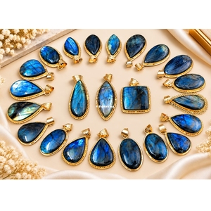 Colgantes de Ágata y Amatista Natural, Gemas de Cristal Ecológicas Hechas a Mano, Chapadas en Oro, Irregulares, Semipreciosas, F S CRYSTAL - Product Image 6