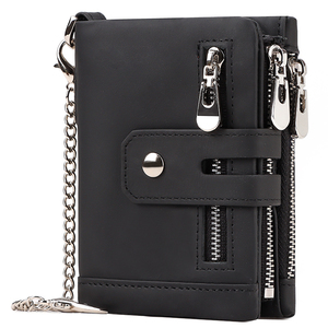 Wholesale <b>Men</b> Genuine Leather Wallet Factory Custom OEM Lightweight Slim B2B Top Selling Premium Fashion Male Wallets Bulk 2026 - Product Image 2