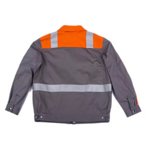 Camisetas Reflectantes Fluorescentes Duraderas de Manga Larga FR para Trabajo Nocturno, Uniformes de Alta Visibilidad para Trabajadores, Conjunto de Chaquetas de Seguridad para Pedidos al por Mayor - Product Image 4