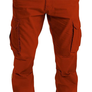 Men's Versatile Cargo Pants Durable <b>Multi</b> Pocket Utility Wear for Hiking <b>Camping</b> Work Travel and Modern Casual Fashion - Product Image 4