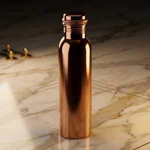 Handmade <b>Copper</b> Water <b>Bottle</b> | Pure <b>Copper</b> <b>Drink</b> <b>Bottle</b> | Ayurvedic <b>Copper</b> Flask | Leakproof Reusable <b>Bottle</b> | Kitchen & Wellnes - Product Image 4