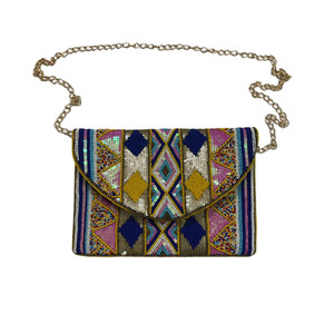 Pochettes à main perlées artisanales de qualité supérieure pour femmes, écologiques, légères, pour soirées, vendues par un fournisseur indien - Product Image 1