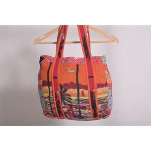 Bolsa de Mano de Algodón Kantha, Bolsa India Hecha a Mano, Bolsa de Compras Boho, Bolsa de Hombro Reutilizable, Regalo para Mujer - Product Image 4