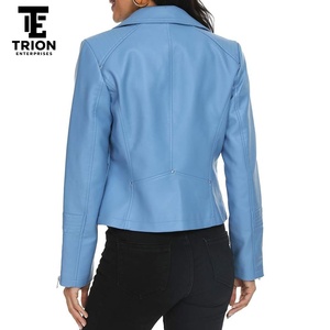 Veste en cuir pour femme, prix de gros, nouveau design, qualité supérieure, légère, tendance, meilleure qualité - Product Image 3