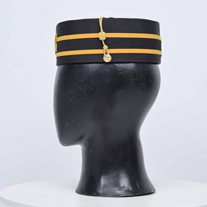 Premium Quality with Custom Logo Black Scottish Rite Crown <b>Men</b> <b>Hat</b> Hand Embroidered <b>Wool</b> Cap Adjustable Adult Ceremony Headwear - Product Image 4