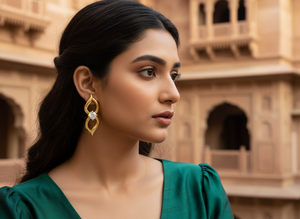 Pendientes de Oro de 14k con Diamantes de Laboratorio VVS1, Diseño Infinito Personalizado, Joyería Elegante para Mujer, Venta al por Mayor, Regalo - Product Image 5
