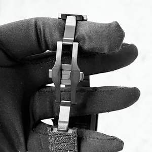 Custom Handcrafted Men's Hip Hop <b>Watches</b> VVS1 Moissanite Diamond & Stainless Steel Belt Automatic Analog Dial Display - Product Image 6