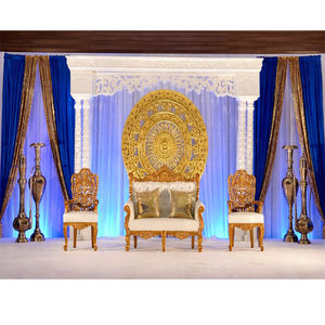 Glorious Backstage Round Panel Glamorous <b>Wedding</b> Stage Round Back <b>Frame</b> Traditional Photo <b>Frames</b> for <b>Wedding</b> Stage England - Product Image 1