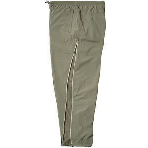 Survêtements de sport en nylon zippés unisexe de haute qualité pour hommes, ensemble veste et pantalon de jogging avec fermeture éclair réglable aux chevilles - Product Image 5