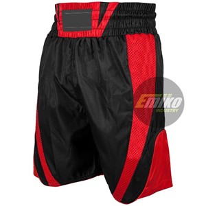 Pantalones Cortos de Boxeo MMA Negros y Rojos, Transpirables, para Artes Marciales, Combate, Kickboxing, Entrenamiento, Profesionales - Product Image 4