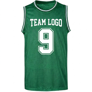 Camiseta de Baloncesto Corta con Cuello en V Personalizada por el Fabricante, Transpirable, de Secado Rápido, Ligera, Antibacteriana, Tejido de Malla de Alta Calidad - Product Image 1